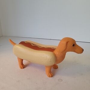 Ankyo Daschshund Hot Dog Figurine